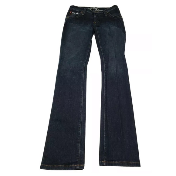 Robin's Dark Jeans Multi Patch Design Size 27 - Picture 2 of 12